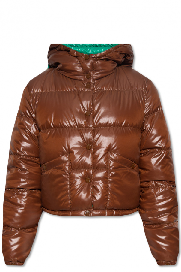 モンクレール BERNADETTE Moncler Girl's Bernardine Reversible Jacket, Size 8-14